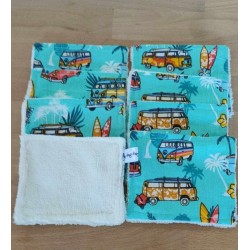 lingettes lavables par 8